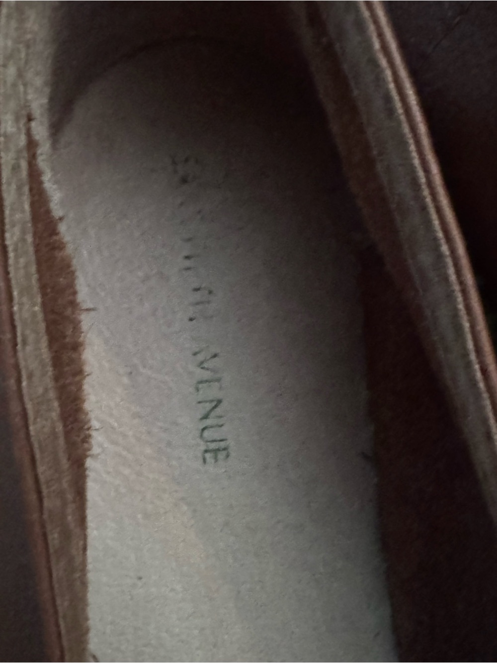 Women’s Saks Fifth Avenue Brown & Black Leather Espadrilles Size 10 - Picture 4 of 5